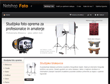 Tablet Screenshot of foto.netshop.si